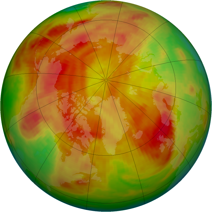 Arctic ozone map for 04 May 1982